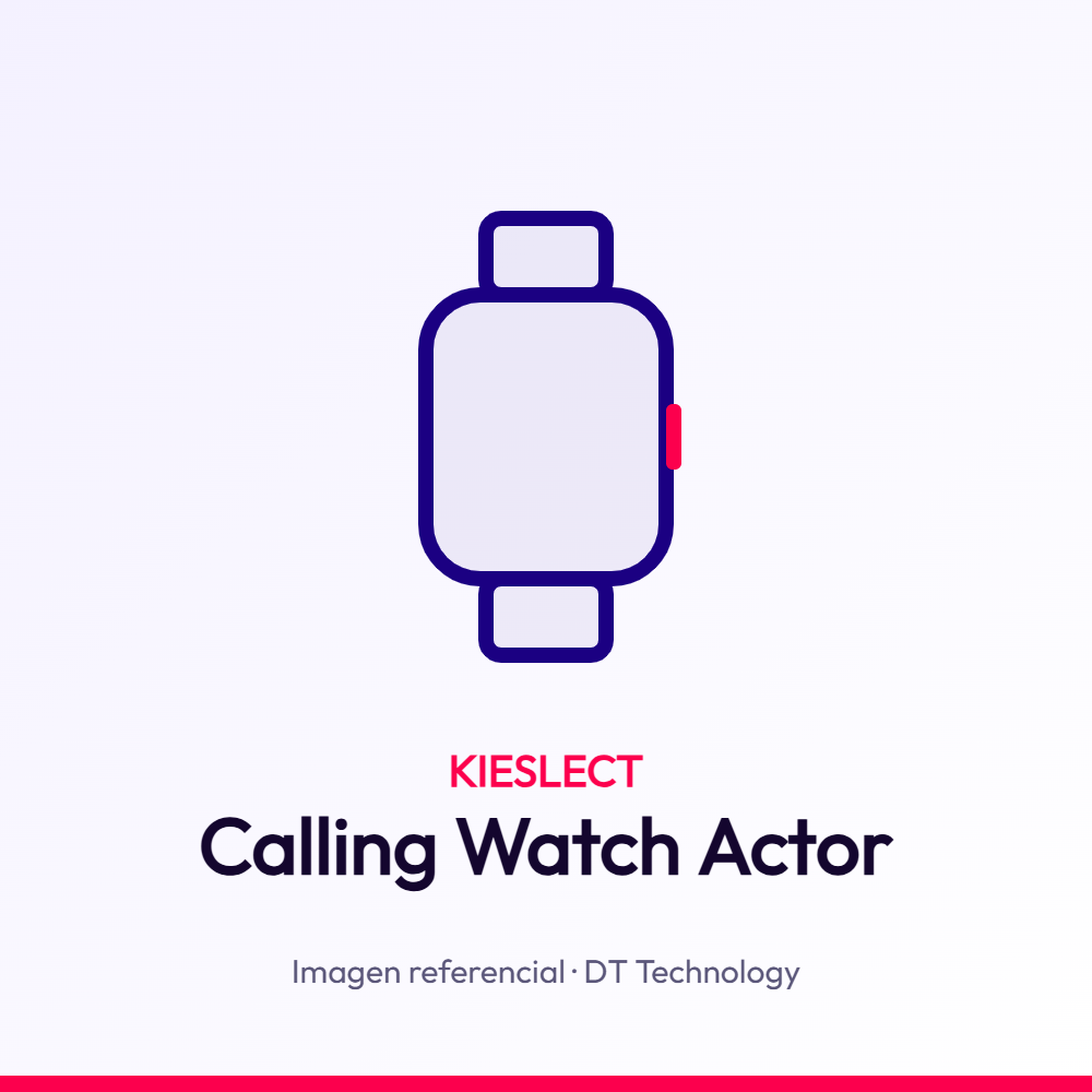 Kieslect Calling Watch Actor – imagen referencial DT Technology