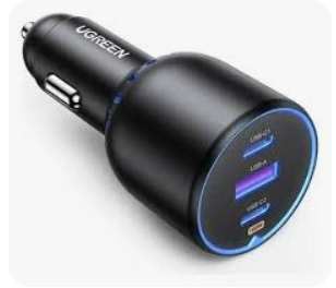 Ugreen Cargador para auto de 130 W